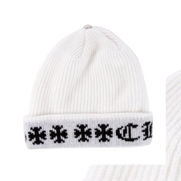 Chrome Hearts Big Daddy Beanie White